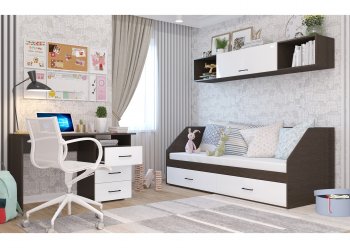 Набор детской мебели Ненси модульный (Гор) в Урае - uraj.mebel-e96.ru