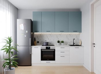 Кухонный гарнитур Ниагара 2200 мм МДФ/ЛДСП (Санвут) в Урае - uraj.mebel-e96.ru