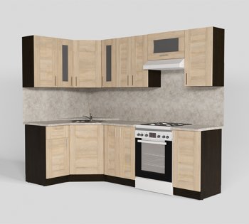Кухонный гарнитур Ника оптима 1300х2500 мм (Герда) в Урае - uraj.mebel-e96.ru