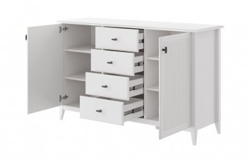 Спальный гарнитур Никеа модульный белый (БМ) в Урае - uraj.mebel-e96.ru