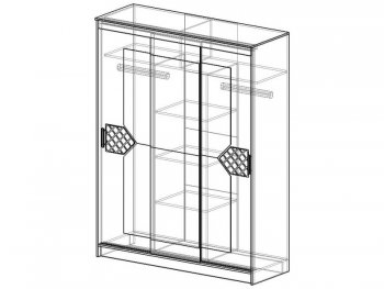 Спальный гарнитур Николь модульный (венге) (Эра) в Урае - uraj.mebel-e96.ru