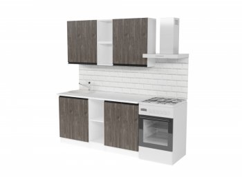 Кухонный гарнитур Ноктюрн нормал 1500 мм (Герда) в Урае - uraj.mebel-e96.ru