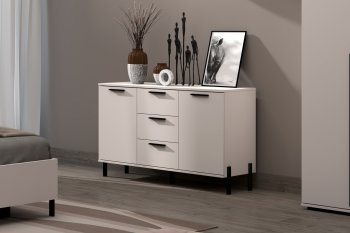 Спальный гарнитур Норден кашемир, модульный (Зарон) в Урае - uraj.mebel-e96.ru