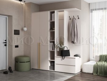 Прихожая Норд модульная кашемир (Миф) в Урае - uraj.mebel-e96.ru
