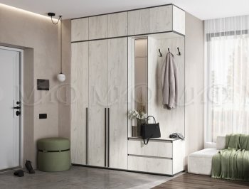 Прихожая Норд модульная крафт белый (Миф) в Урае - uraj.mebel-e96.ru