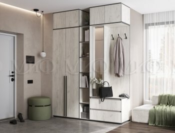 Прихожая Норд модульная крафт белый (Миф) в Урае - uraj.mebel-e96.ru