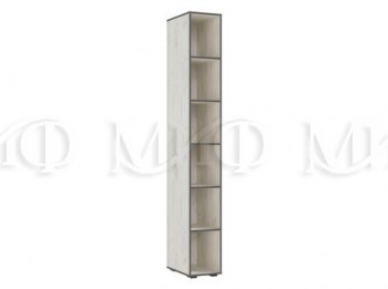 Пенал открытый Норд крафт белый (Миф) в Урае - uraj.mebel-e96.ru