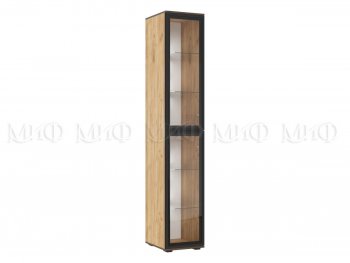 Пенал-стекло 400 мм Норд (Дуб крафт) (Миф) в Урае - uraj.mebel-e96.ru | фото