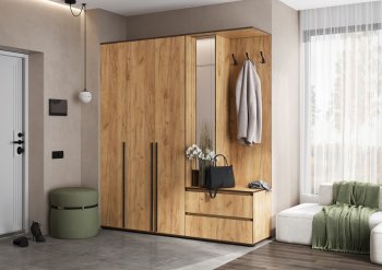 Прихожая Норд+Шкаф 1200, крафт (Миф) в Урае - uraj.mebel-e96.ru