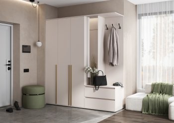 Прихожая Норд+Шкаф 1200, кашемир (Миф) в Урае - uraj.mebel-e96.ru