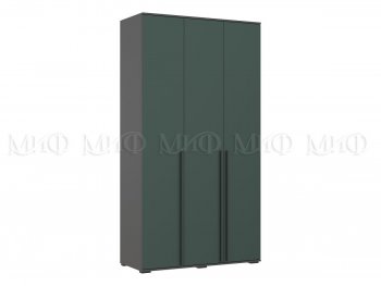 Шкаф 1200 мм 3-х ств. Норд графит/изумруд (Миф) в Урае - uraj.mebel-e96.ru