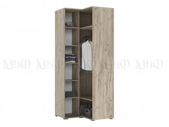 Шкаф угловой Норд крафт серый/кашемир (Миф) в Урае - uraj.mebel-e96.ru