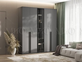 Шкаф Норд+ пенал со стеклом (Миф) в Урае - uraj.mebel-e96.ru