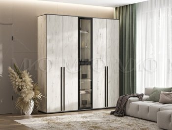 Шкаф Норд+ пенал со стеклом (Миф) в Урае - uraj.mebel-e96.ru