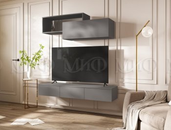 Стенка Норд-2 графит (Миф) в Урае - uraj.mebel-e96.ru