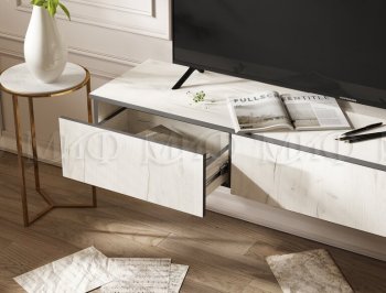 Стенка Норд-2 дуб крафт белый (Миф) в Урае - uraj.mebel-e96.ru