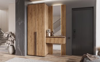 Шкаф 800+Тумба с зеркалом Норд (Миф) в Урае - uraj.mebel-e96.ru