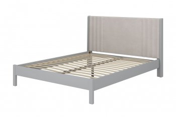 Кровать Нортан антрацит/серый шелк (БМ) в Урае - uraj.mebel-e96.ru
