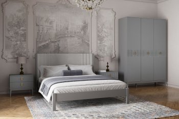 Спальный гарнитур Фарго модульный антрацит (БМ) в Урае - uraj.mebel-e96.ru