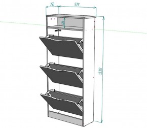 Обувница W10 (Белый) в Урае - uraj.mebel-e96.ru