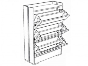 Обувница Ямайка ЯПТ-2 Венге (Текс) в Урае - uraj.mebel-e96.ru