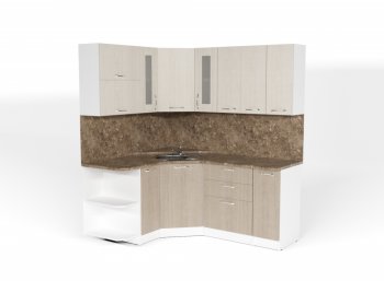 Кухонный гарнитур Ольга оптима 3 1500х1800 мм (Герда) в Урае - uraj.mebel-e96.ru
