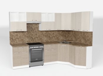 Кухонный гарнитур Ольга оптима 5 2700х1600 мм (Герда) в Урае - uraj.mebel-e96.ru