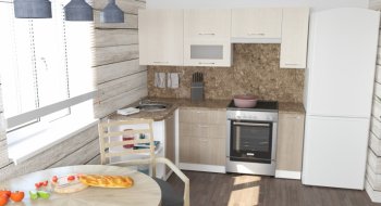 Кухонный гарнитур Ольга прайм 2 1300х2100 мм (Герда) в Урае - uraj.mebel-e96.ru