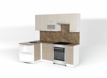 Кухонный гарнитур Ольга прайм 2 1300х2100 мм (Герда) в Урае - uraj.mebel-e96.ru