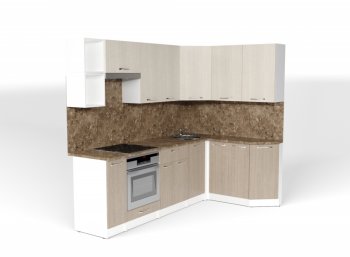 Кухонный гарнитур Ольга прайм 5 2300х1500 мм (Герда) в Урае - uraj.mebel-e96.ru