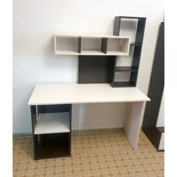 Стол компьютерный Олимп (венге/дуб беленый) в Урае - uraj.mebel-e96.ru