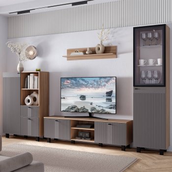 Тумба под ТВ Олива ТБ-09 муссон софт (БТС) в Урае - uraj.mebel-e96.ru