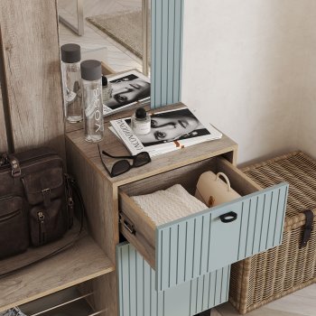 Прихожая Олива комп.1 шарли бриз (БТС) в Урае - uraj.mebel-e96.ru