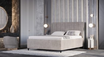Кровать с ПМ Оливия Бежевый (Лин) в Урае - uraj.mebel-e96.ru