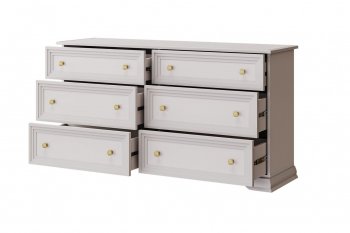 Комод 6 ящиков Орландо (БМ) в Урае - uraj.mebel-e96.ru
