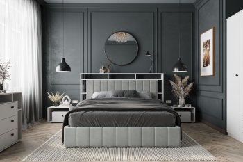 Спальный гарнитур Оскар модульный (БМ) в Урае - uraj.mebel-e96.ru