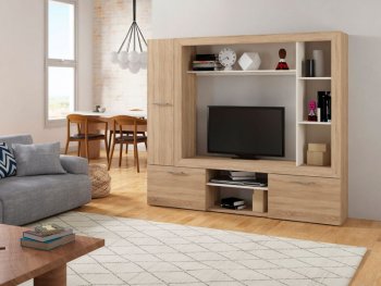 Стенка OSKAR3 дуб сонома (Генезис) в Урае - uraj.mebel-e96.ru