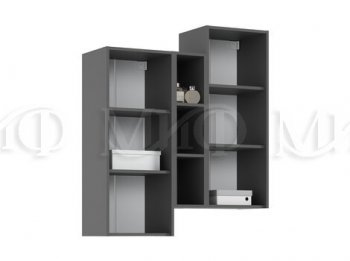 Стенка Оскар комп.2 графит (Миф) в Урае - uraj.mebel-e96.ru