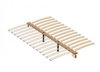 Кровать из массива Эрден белый античный (БМ) в Урае - uraj.mebel-e96.ru
