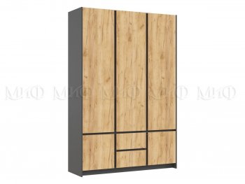 Спальный гарнитур Остин крафт/графит, модульный (Миф) в Урае - uraj.mebel-e96.ru
