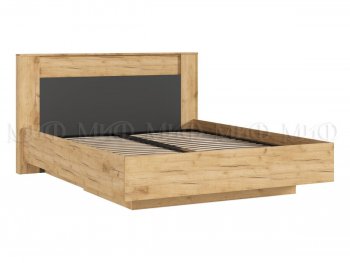Кровать парящая Остин крафт/графит (Миф) в Урае - uraj.mebel-e96.ru