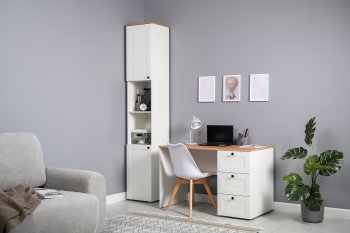 Набор детской мебели Остин белый, модульный (Моби) в Урае - uraj.mebel-e96.ru