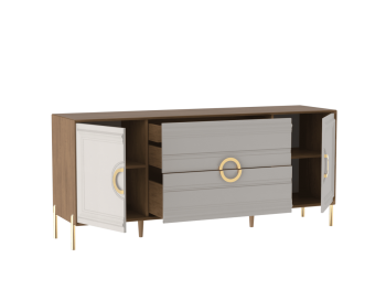 Комод широкий Палермо (СБК) в Урае - uraj.mebel-e96.ru