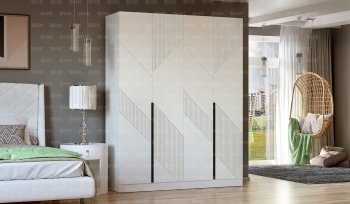 Шкаф 1800 мм 4-х дверный Палермо (ВНК) в Урае - uraj.mebel-e96.ru
