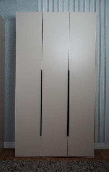 Шкаф 1200 мм Пальма, Сатин (ДСВ) в Урае - uraj.mebel-e96.ru