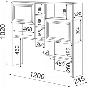 Набор подростковой мебели Остин модульный (Риннер) в Урае - uraj.mebel-e96.ru