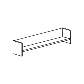 Полка навесная Лира 46 (Яна) в Урае - uraj.mebel-e96.ru