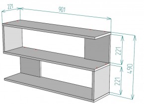 Полка S30 (Белый) в Урае - uraj.mebel-e96.ru