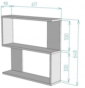 Полка S31 (Белый) в Урае - uraj.mebel-e96.ru