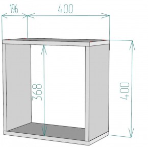 Полка S43 (ДСС) в Урае - uraj.mebel-e96.ru